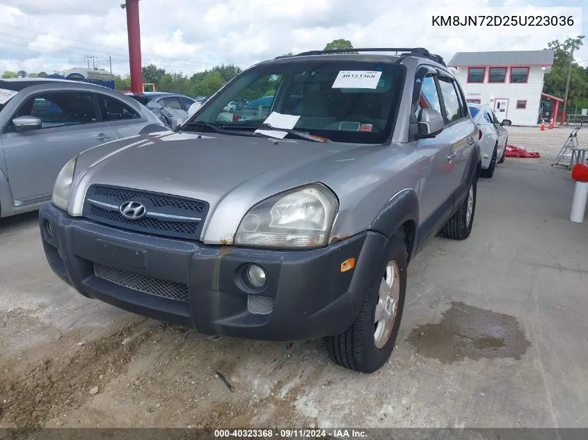 2005 Hyundai Tucson Gls/Lx VIN: KM8JN72D25U223036 Lot: 40323368