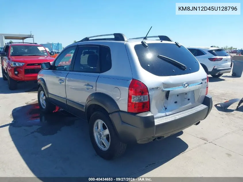 2005 Hyundai Tucson Gls/Lx VIN: KM8JN12D45U128796 Lot: 40434653