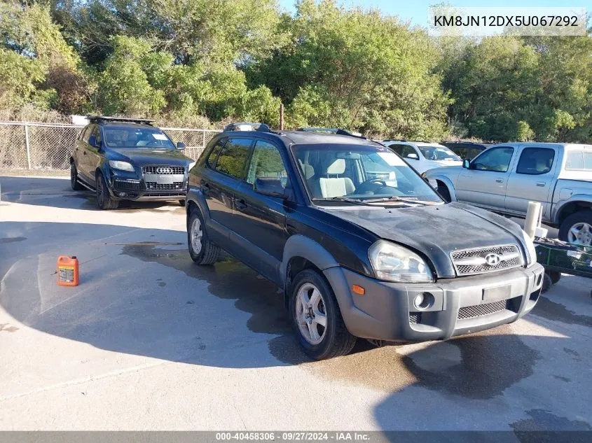 2005 Hyundai Tucson Gls/Lx VIN: KM8JN12DX5U067292 Lot: 40458306