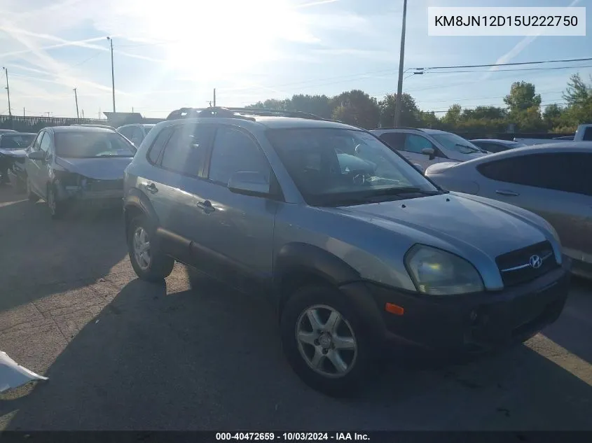 2005 Hyundai Tucson Gls/Lx VIN: KM8JN12D15U222750 Lot: 40472659