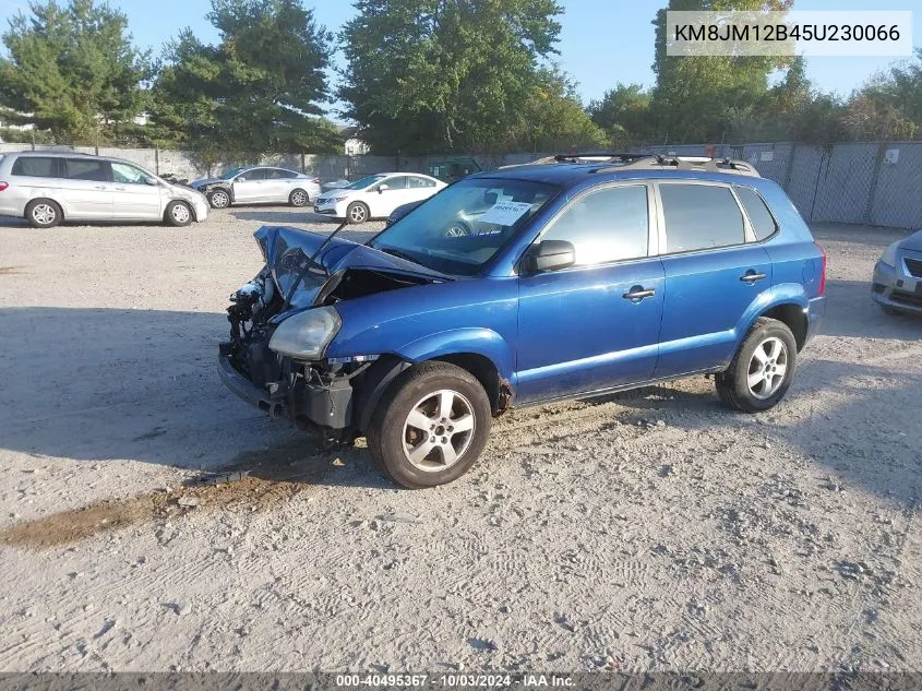 2005 Hyundai Tucson Gl VIN: KM8JM12B45U230066 Lot: 40495367