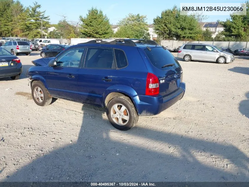 2005 Hyundai Tucson Gl VIN: KM8JM12B45U230066 Lot: 40495367