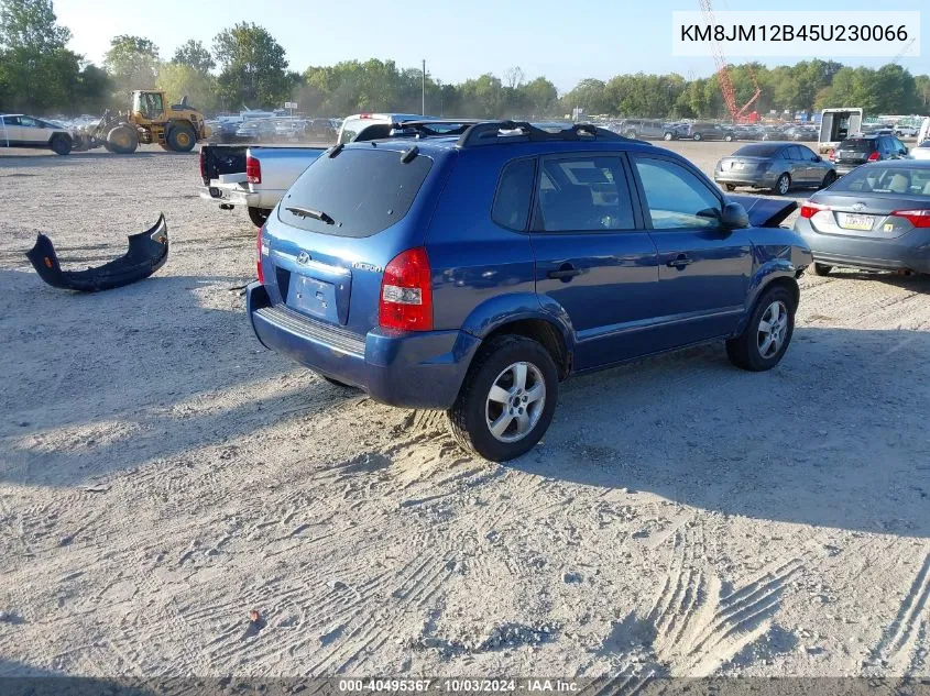 2005 Hyundai Tucson Gl VIN: KM8JM12B45U230066 Lot: 40495367