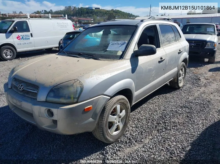 2005 Hyundai Tucson Gl VIN: KM8JM12B15U101864 Lot: 40558209