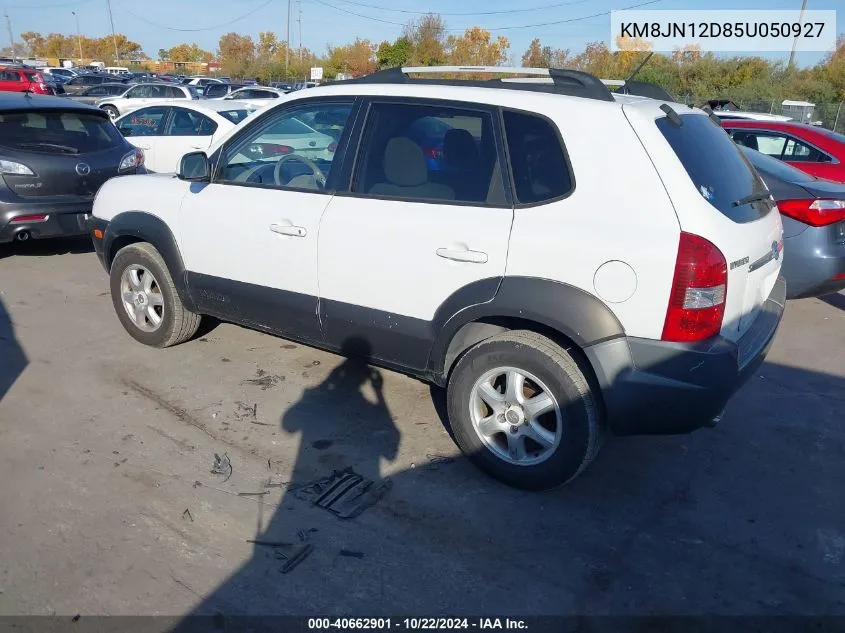 2005 Hyundai Tucson Gls/Lx VIN: KM8JN12D85U050927 Lot: 40662901