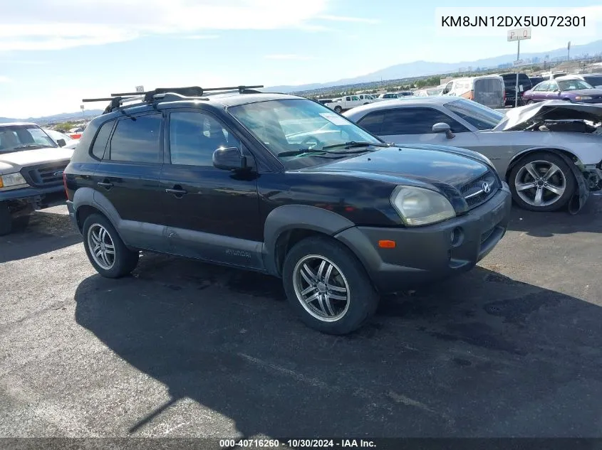 2005 Hyundai Tucson Gls/Lx VIN: KM8JN12DX5U072301 Lot: 40716260