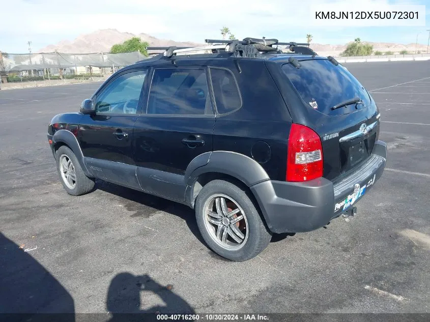 KM8JN12DX5U072301 2005 Hyundai Tucson Gls/Lx