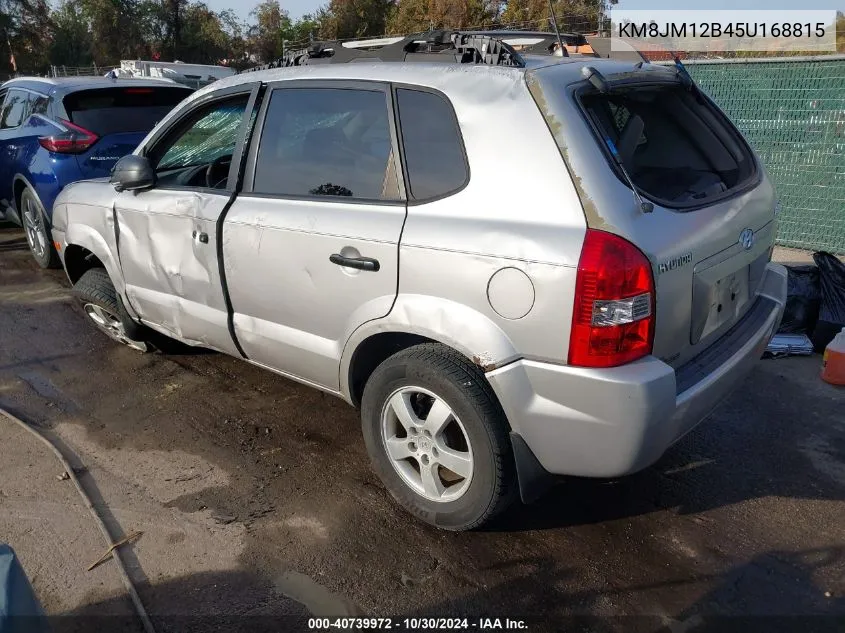 2005 Hyundai Tucson Gl VIN: KM8JM12B45U168815 Lot: 40739972