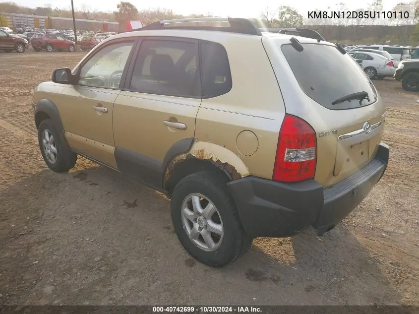 KM8JN12D85U110110 2005 Hyundai Tucson Gls/Lx