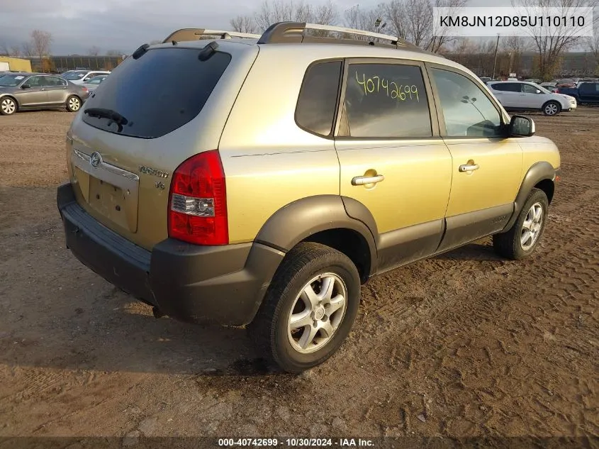 KM8JN12D85U110110 2005 Hyundai Tucson Gls/Lx