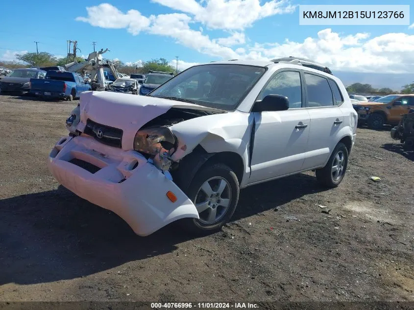 2005 Hyundai Tucson Gl VIN: KM8JM12B15U123766 Lot: 40766996