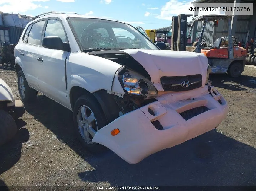 2005 Hyundai Tucson Gl VIN: KM8JM12B15U123766 Lot: 40766996