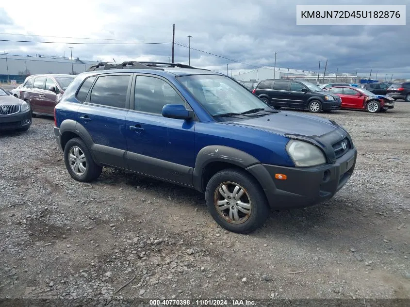 2005 Hyundai Tucson Gls/Lx VIN: KM8JN72D45U182876 Lot: 40770398