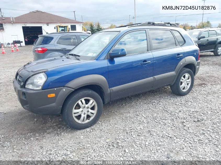 2005 Hyundai Tucson Gls/Lx VIN: KM8JN72D45U182876 Lot: 40770398