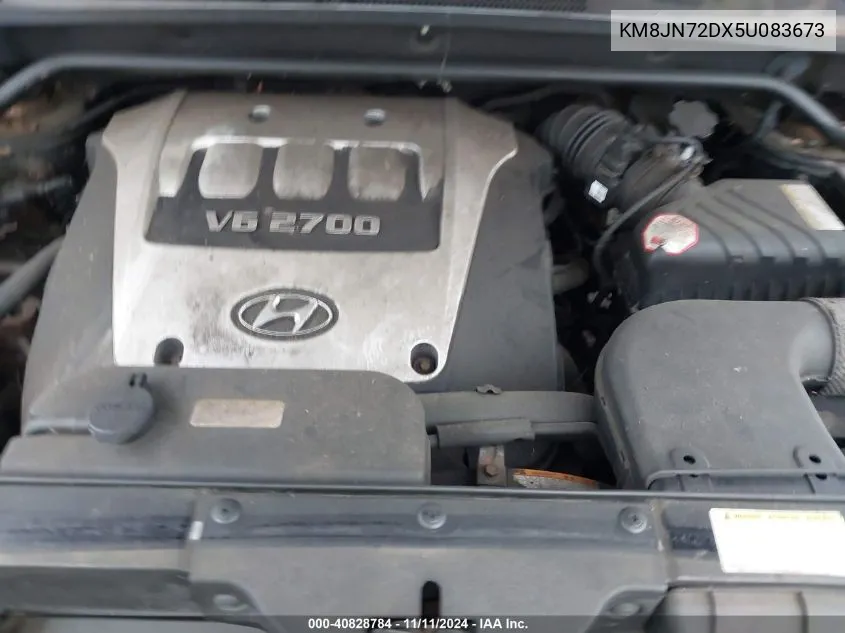 KM8JN72DX5U083673 2005 Hyundai Tucson Gls/Lx