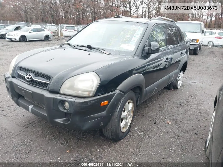 KM8JN72DX5U083673 2005 Hyundai Tucson Gls/Lx