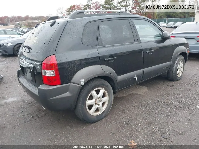 KM8JN72DX5U083673 2005 Hyundai Tucson Gls/Lx