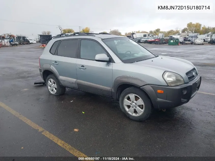 2005 Hyundai Tucson Gls/Lx VIN: KM8JN72D15U180714 Lot: 40850197