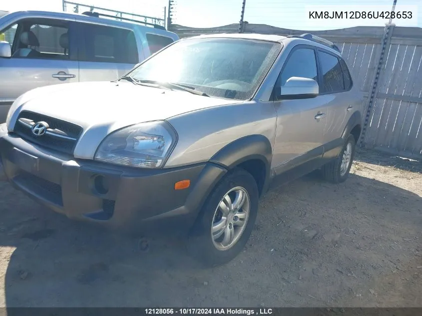 KM8JM12D86U428653 2006 Hyundai Tucson