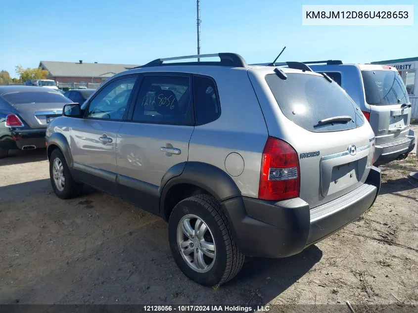 KM8JM12D86U428653 2006 Hyundai Tucson