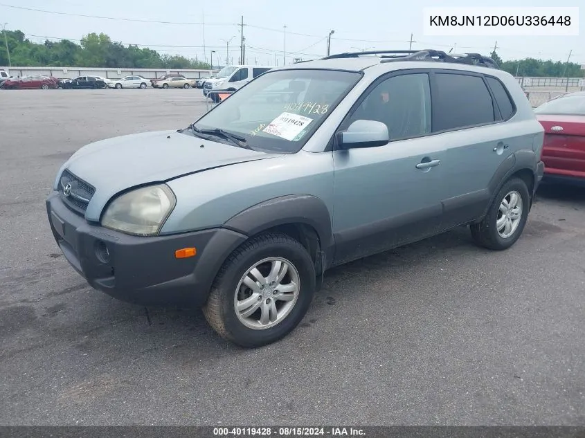 2006 Hyundai Tucson Gls/Limited VIN: KM8JN12D06U336448 Lot: 40119428