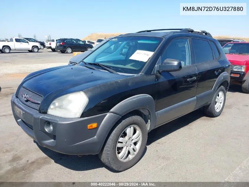 2006 Hyundai Tucson Gls/Limited VIN: KM8JN72D76U327880 Lot: 40222846