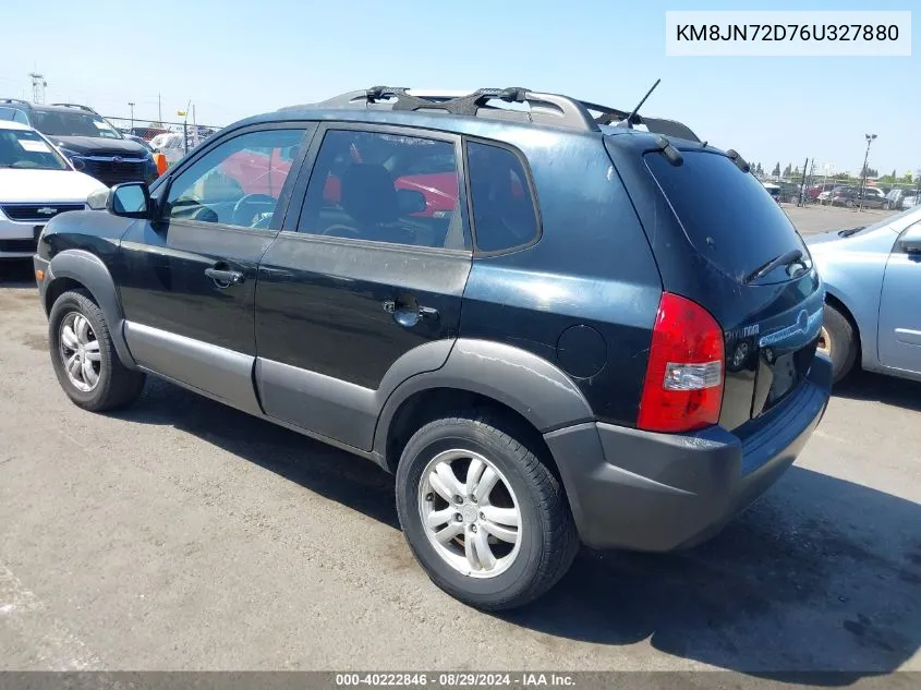 2006 Hyundai Tucson Gls/Limited VIN: KM8JN72D76U327880 Lot: 40222846