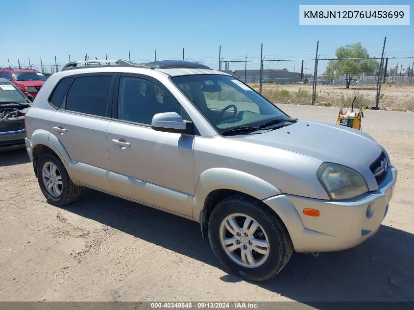 KM8JN12D76U453699 2006 Hyundai Tucson Gls/Limited