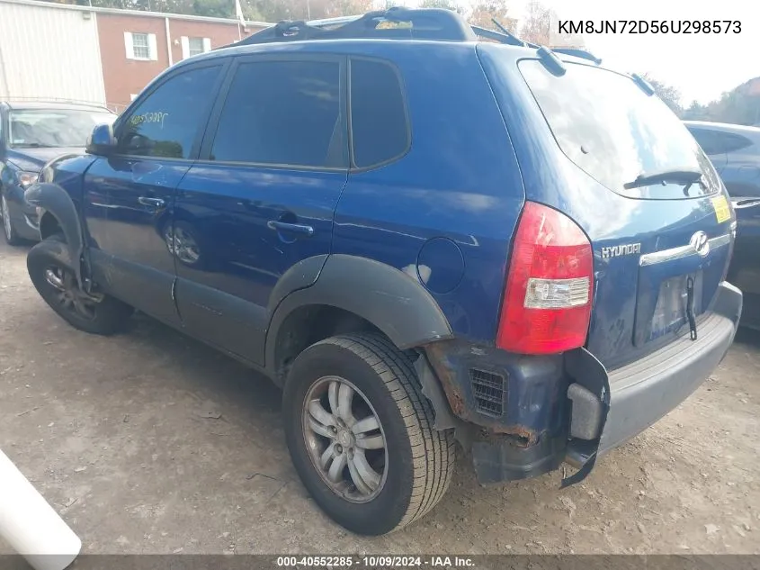 2006 Hyundai Tucson Gls/Limited VIN: KM8JN72D56U298573 Lot: 40552285