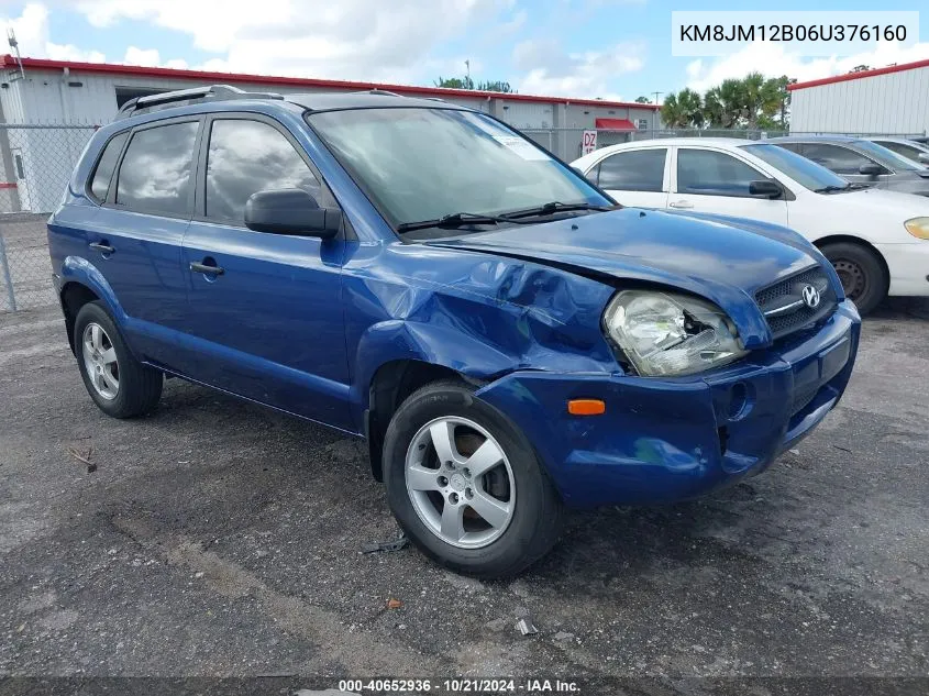 KM8JM12B06U376160 2006 Hyundai Tucson Gl