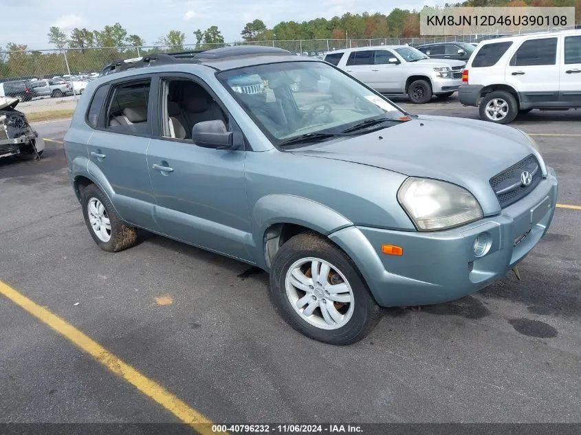 2006 Hyundai Tucson Gls/Limited VIN: KM8JN12D46U390108 Lot: 40796232