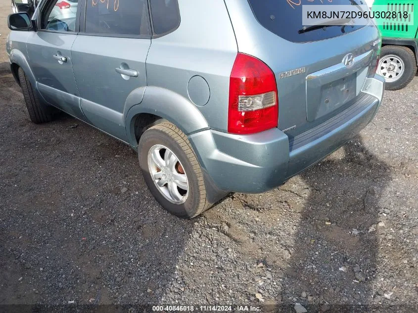 KM8JN72D96U302818 2006 Hyundai Tucson Gls/Limited