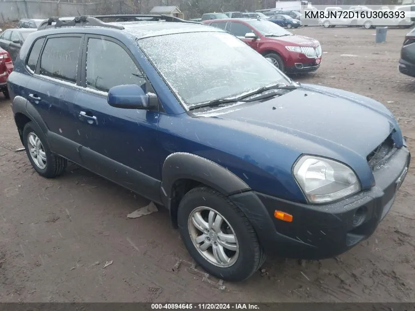 2006 Hyundai Tucson Gls/Limited VIN: KM8JN72D16U306393 Lot: 40894645