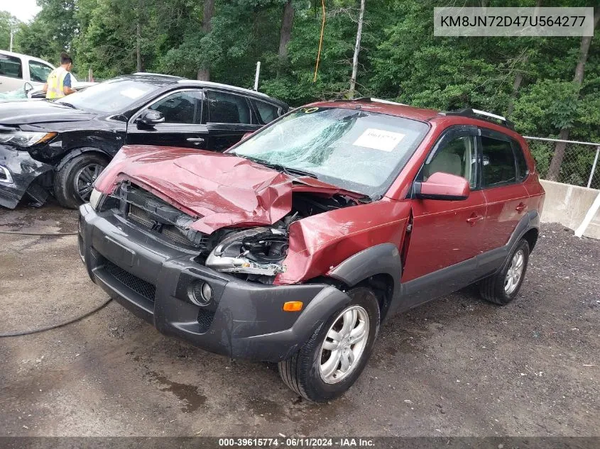 2007 Hyundai Tucson Limited/Se VIN: KM8JN72D47U564277 Lot: 39615774