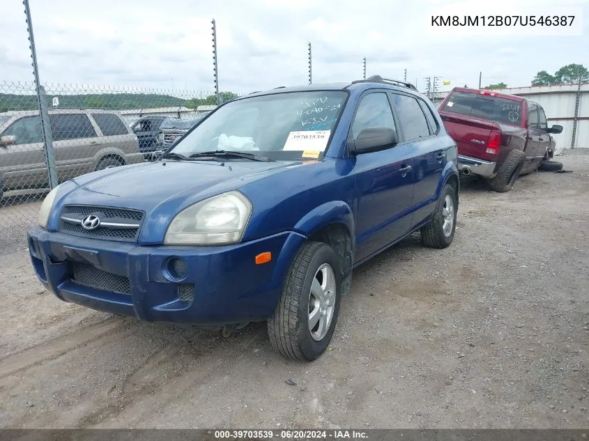 KM8JM12B07U546387 2007 Hyundai Tucson Gls