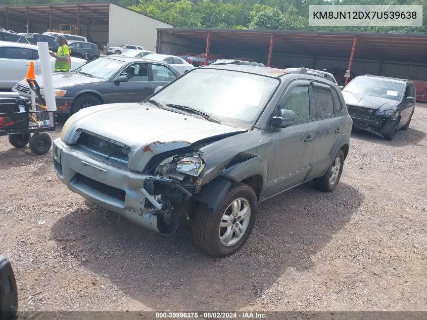 2007 Hyundai Tucson Limited/Se VIN: KM8JN12DX7U539638 Lot: 39996375