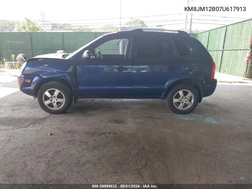 KM8JM12B07U617913 2007 Hyundai Tucson Gls