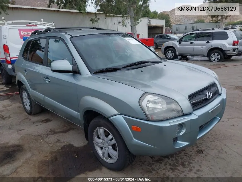 2007 Hyundai Tucson Limited/Se VIN: KM8JN12DX7U688129 Lot: 40015373