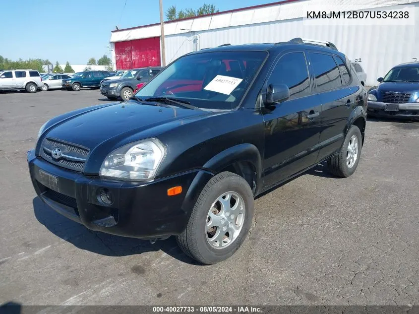 KM8JM12B07U534238 2007 Hyundai Tucson Gls