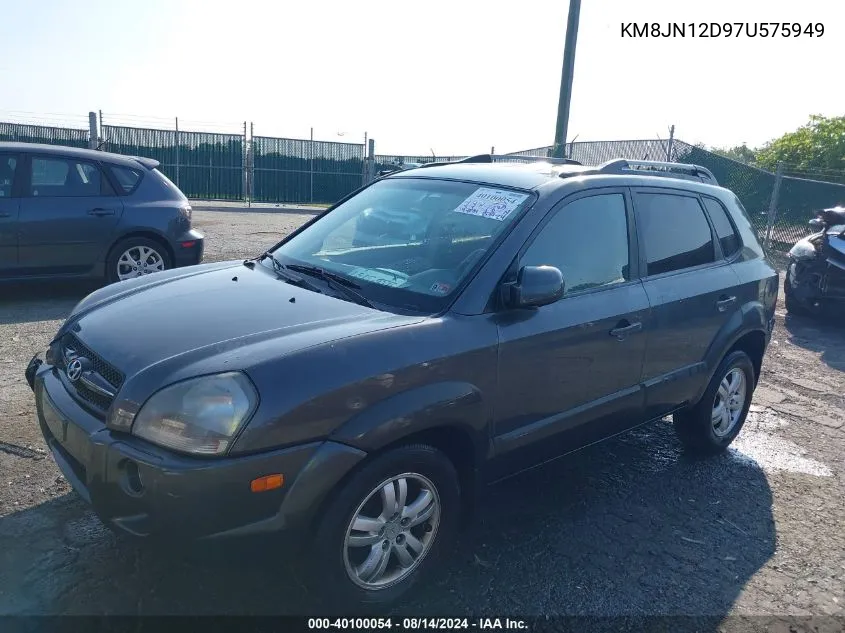 KM8JN12D97U575949 2007 Hyundai Tucson Limited/Se