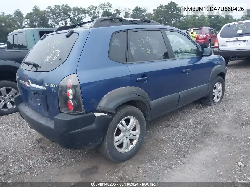 KM8JN12D47U668426 2007 Hyundai Tucson Limited/Se