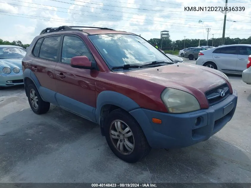 KM8JN12D27U616339 2007 Hyundai Tucson Limited/Se