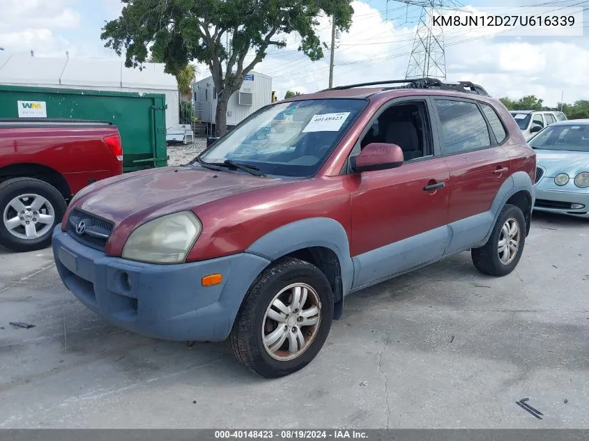 KM8JN12D27U616339 2007 Hyundai Tucson Limited/Se