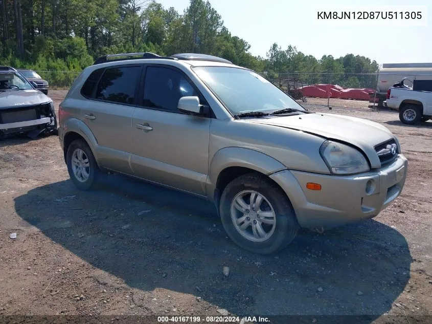 KM8JN12D87U511305 2007 Hyundai Tucson Limited/Se