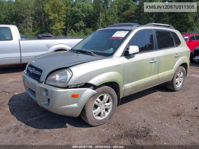 KM8JN12D87U511305 2007 Hyundai Tucson Limited/Se