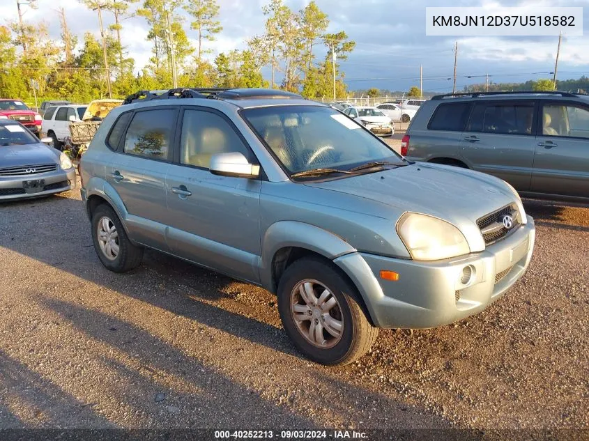 KM8JN12D37U518582 2007 Hyundai Tucson Limited/Se