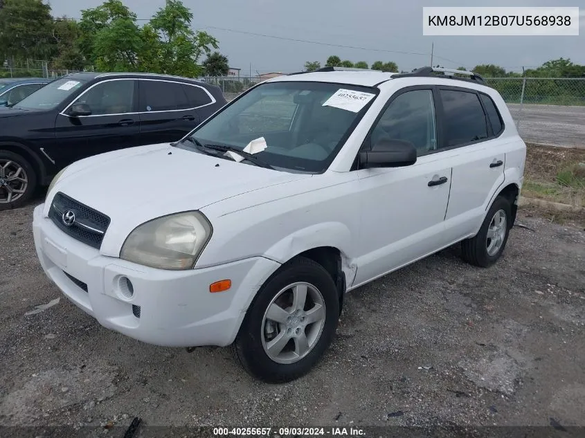 KM8JM12B07U568938 2007 Hyundai Tucson Gls