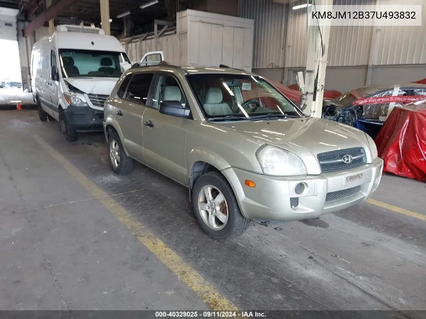 2007 Hyundai Tucson Gls VIN: KM8JM12B37U493832 Lot: 40329025