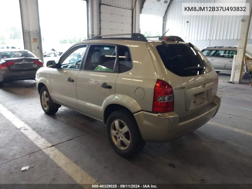 KM8JM12B37U493832 2007 Hyundai Tucson Gls