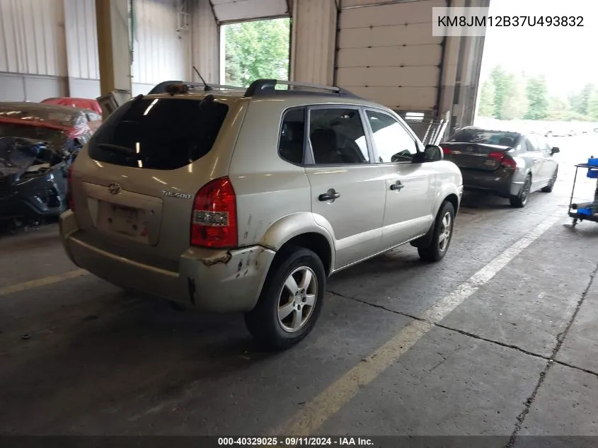 KM8JM12B37U493832 2007 Hyundai Tucson Gls